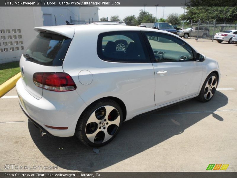 Candy White / Interlagos Plaid Cloth 2013 Volkswagen GTI 2 Door