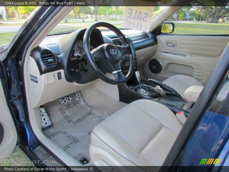  2004 IS 300 Ivory Interior