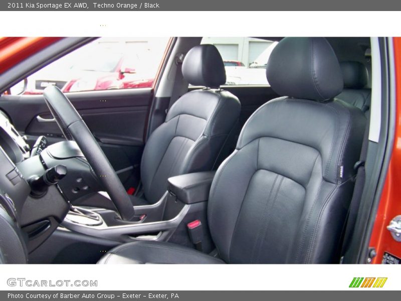 Front Seat of 2011 Sportage EX AWD