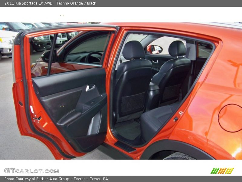 Techno Orange / Black 2011 Kia Sportage EX AWD