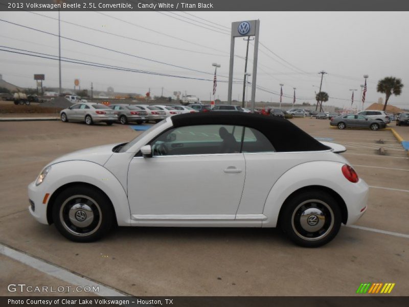 Candy White / Titan Black 2013 Volkswagen Beetle 2.5L Convertible