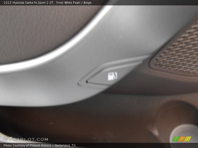 Frost White Pearl / Beige 2013 Hyundai Santa Fe Sport 2.0T