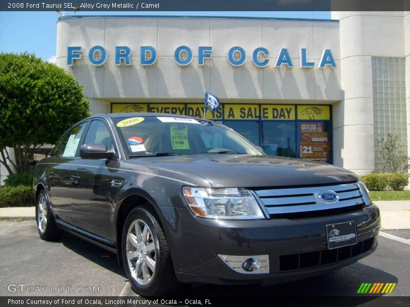 Alloy Grey Metallic / Camel 2008 Ford Taurus SEL