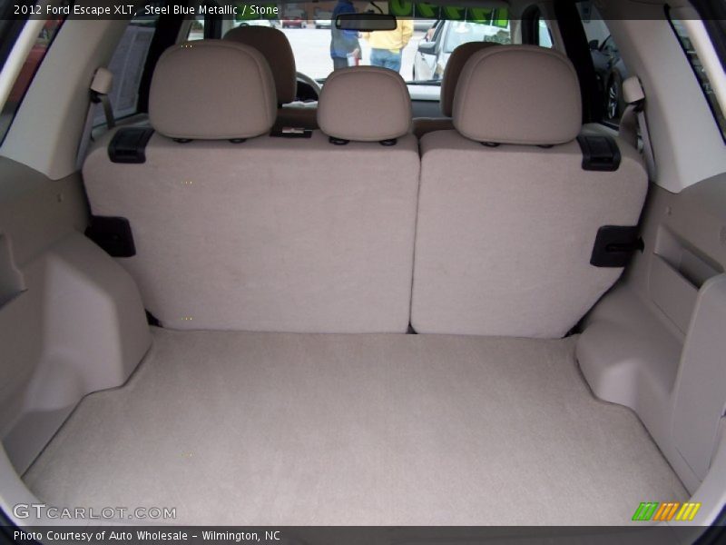 Steel Blue Metallic / Stone 2012 Ford Escape XLT