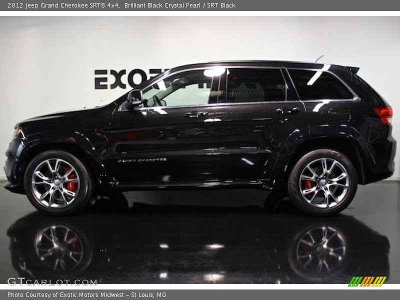 Brilliant Black Crystal Pearl / SRT Black 2012 Jeep Grand Cherokee SRT8 4x4