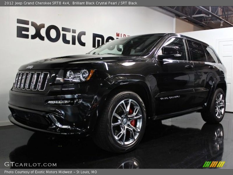 Brilliant Black Crystal Pearl / SRT Black 2012 Jeep Grand Cherokee SRT8 4x4