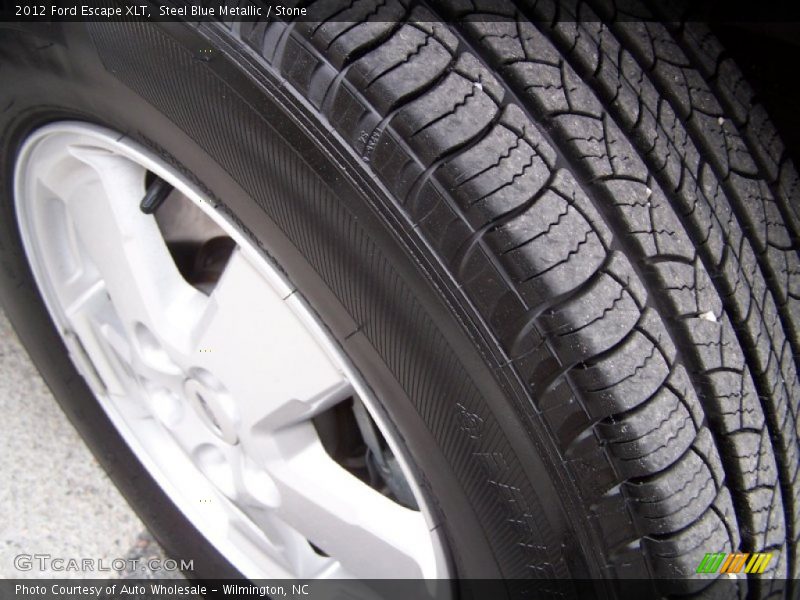 Steel Blue Metallic / Stone 2012 Ford Escape XLT
