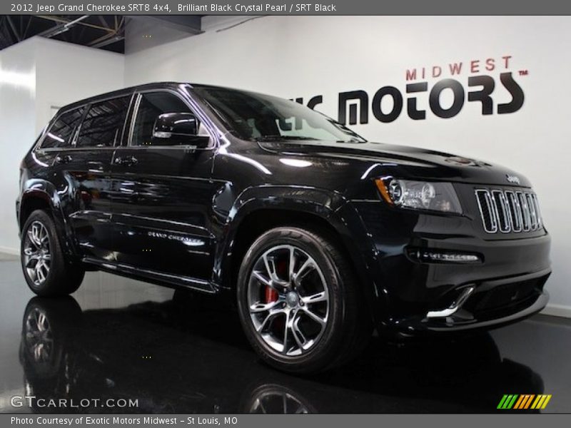 Brilliant Black Crystal Pearl / SRT Black 2012 Jeep Grand Cherokee SRT8 4x4
