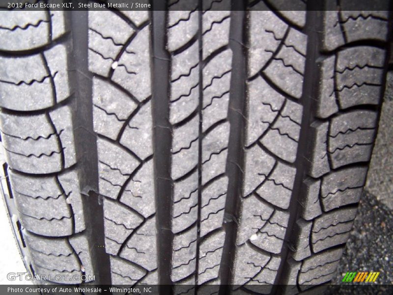 Steel Blue Metallic / Stone 2012 Ford Escape XLT