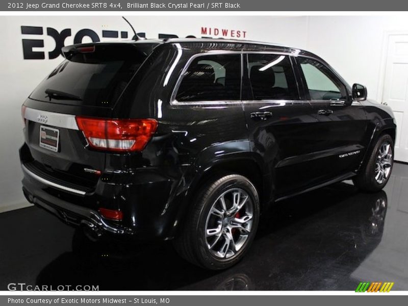 Brilliant Black Crystal Pearl / SRT Black 2012 Jeep Grand Cherokee SRT8 4x4