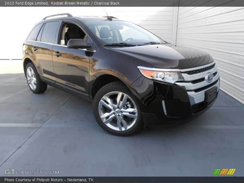 Kodiak Brown Metallic / Charcoal Black 2013 Ford Edge Limited