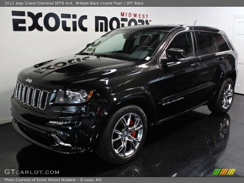 Brilliant Black Crystal Pearl / SRT Black 2012 Jeep Grand Cherokee SRT8 4x4