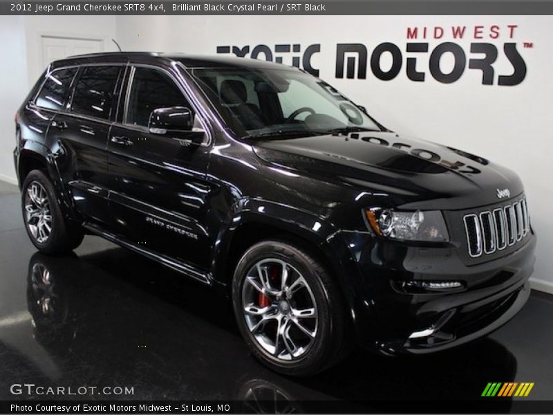 Brilliant Black Crystal Pearl / SRT Black 2012 Jeep Grand Cherokee SRT8 4x4