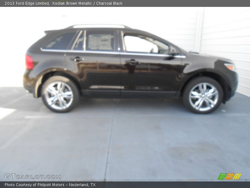 Kodiak Brown Metallic / Charcoal Black 2013 Ford Edge Limited