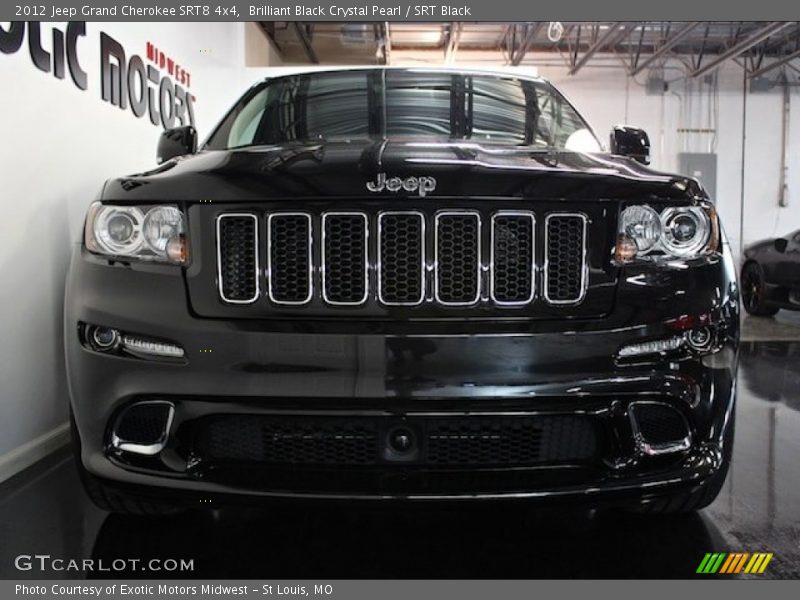 Brilliant Black Crystal Pearl / SRT Black 2012 Jeep Grand Cherokee SRT8 4x4