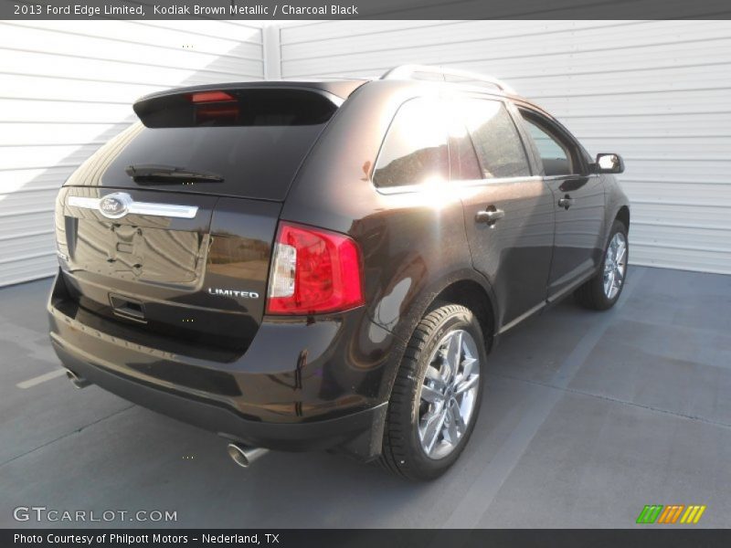 Kodiak Brown Metallic / Charcoal Black 2013 Ford Edge Limited