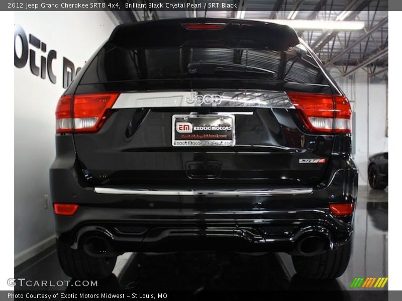 Brilliant Black Crystal Pearl / SRT Black 2012 Jeep Grand Cherokee SRT8 4x4