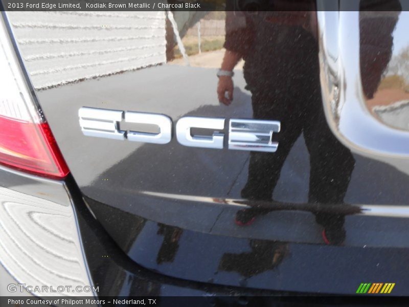 Kodiak Brown Metallic / Charcoal Black 2013 Ford Edge Limited