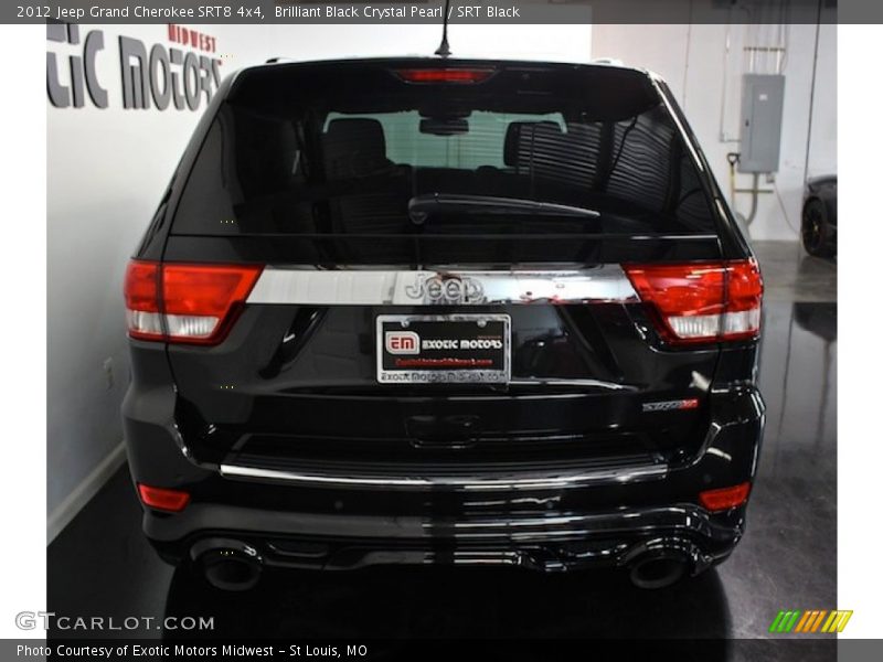 Brilliant Black Crystal Pearl / SRT Black 2012 Jeep Grand Cherokee SRT8 4x4