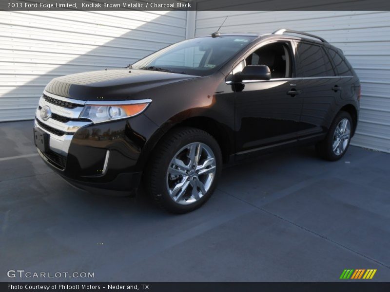 Kodiak Brown Metallic / Charcoal Black 2013 Ford Edge Limited