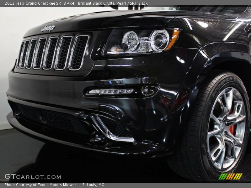 Brilliant Black Crystal Pearl / SRT Black 2012 Jeep Grand Cherokee SRT8 4x4