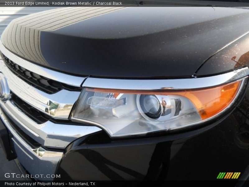 Kodiak Brown Metallic / Charcoal Black 2013 Ford Edge Limited