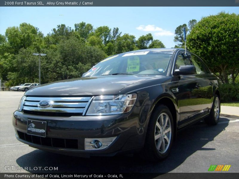 Alloy Grey Metallic / Camel 2008 Ford Taurus SEL