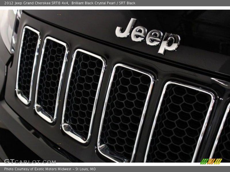 Brilliant Black Crystal Pearl / SRT Black 2012 Jeep Grand Cherokee SRT8 4x4