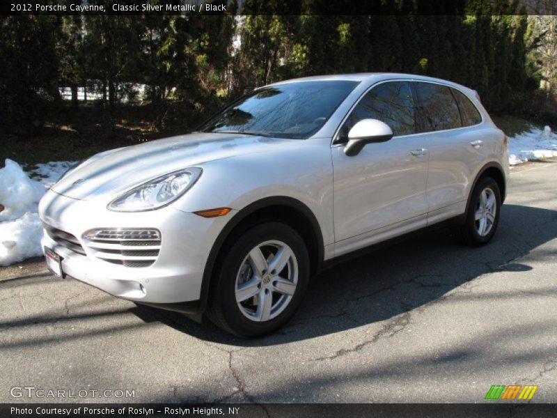 Classic Silver Metallic / Black 2012 Porsche Cayenne