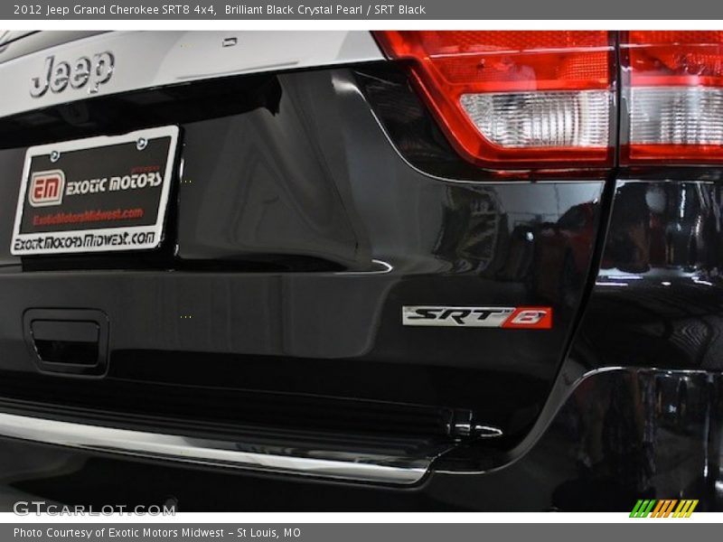 Brilliant Black Crystal Pearl / SRT Black 2012 Jeep Grand Cherokee SRT8 4x4