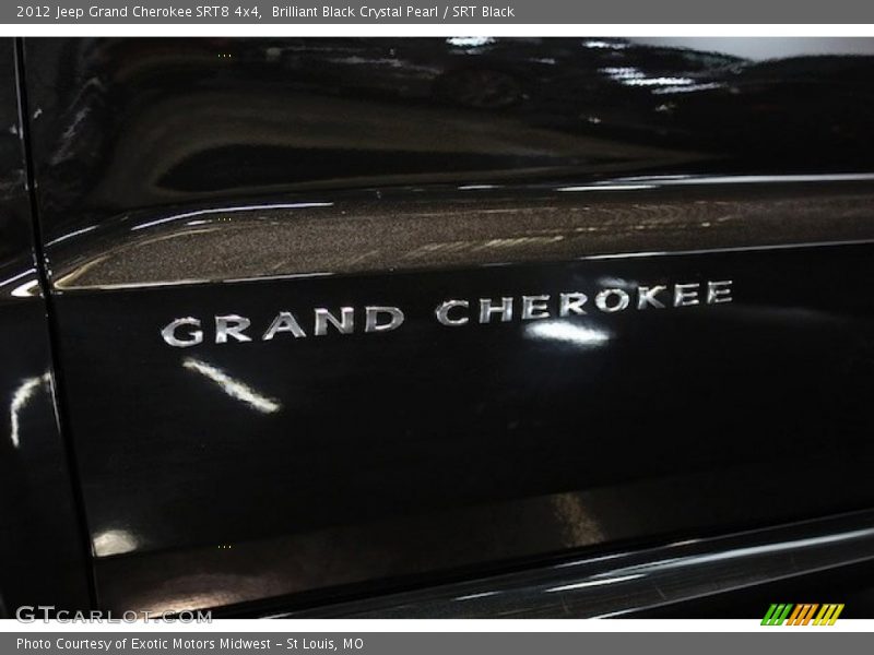 Brilliant Black Crystal Pearl / SRT Black 2012 Jeep Grand Cherokee SRT8 4x4