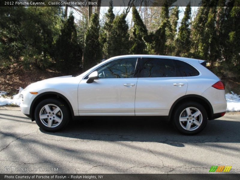 Classic Silver Metallic / Black 2012 Porsche Cayenne