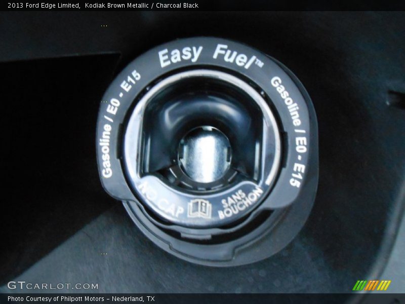 Kodiak Brown Metallic / Charcoal Black 2013 Ford Edge Limited