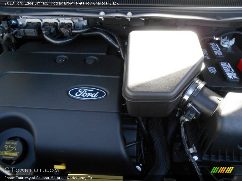 Kodiak Brown Metallic / Charcoal Black 2013 Ford Edge Limited