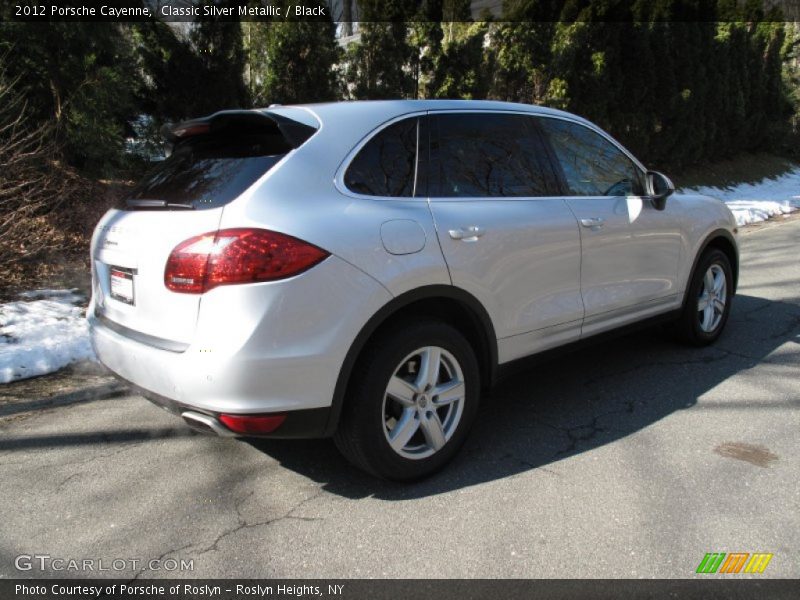 Classic Silver Metallic / Black 2012 Porsche Cayenne