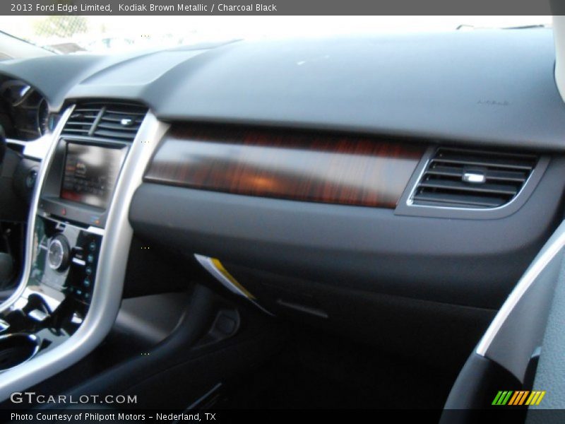Kodiak Brown Metallic / Charcoal Black 2013 Ford Edge Limited