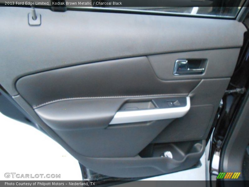 Kodiak Brown Metallic / Charcoal Black 2013 Ford Edge Limited