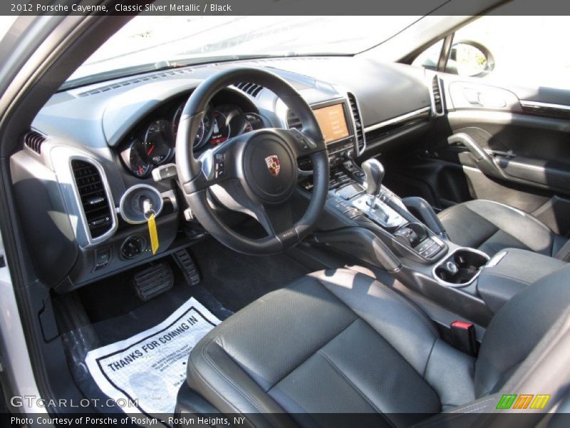 Black Interior - 2012 Cayenne  