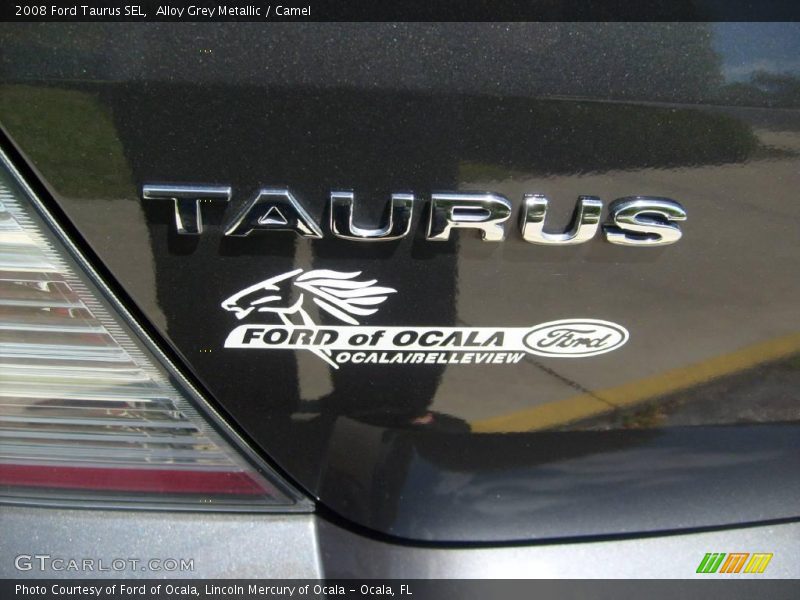 Alloy Grey Metallic / Camel 2008 Ford Taurus SEL