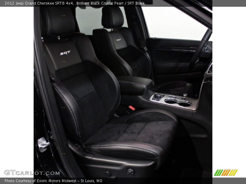 Brilliant Black Crystal Pearl / SRT Black 2012 Jeep Grand Cherokee SRT8 4x4