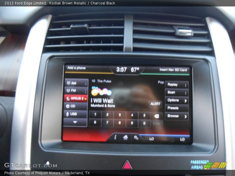 Kodiak Brown Metallic / Charcoal Black 2013 Ford Edge Limited