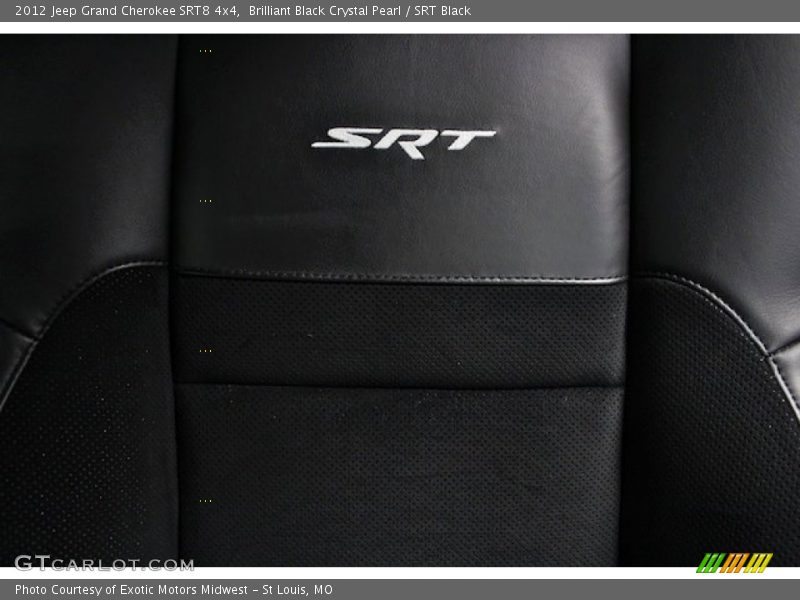 Brilliant Black Crystal Pearl / SRT Black 2012 Jeep Grand Cherokee SRT8 4x4