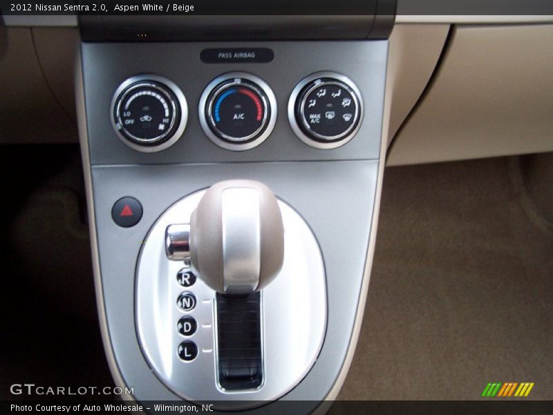  2012 Sentra 2.0 Xtronic CVT Automatic Shifter