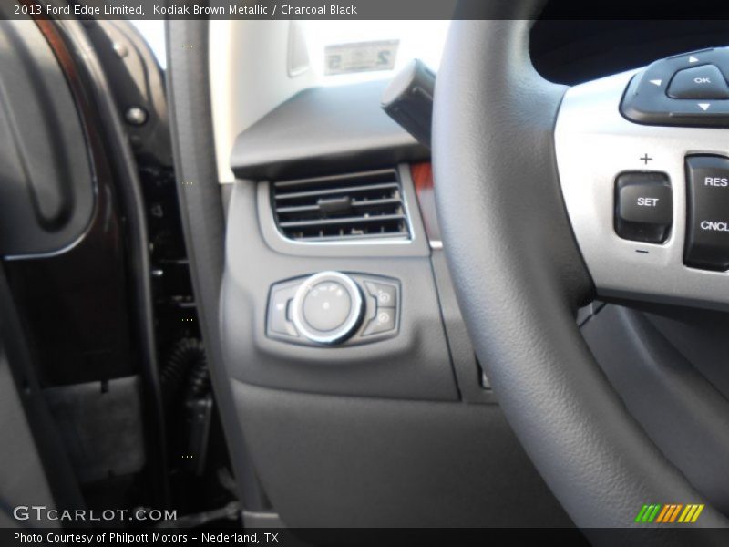 Kodiak Brown Metallic / Charcoal Black 2013 Ford Edge Limited