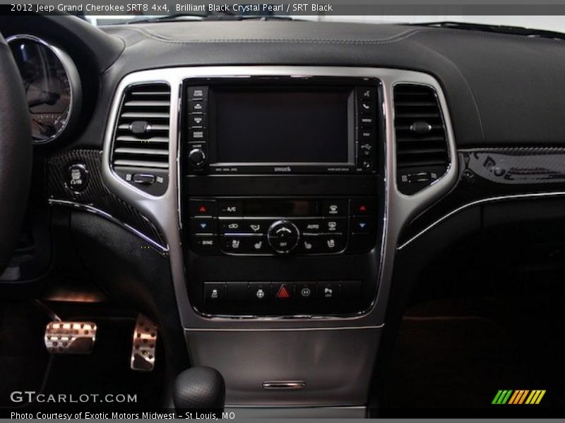 Brilliant Black Crystal Pearl / SRT Black 2012 Jeep Grand Cherokee SRT8 4x4