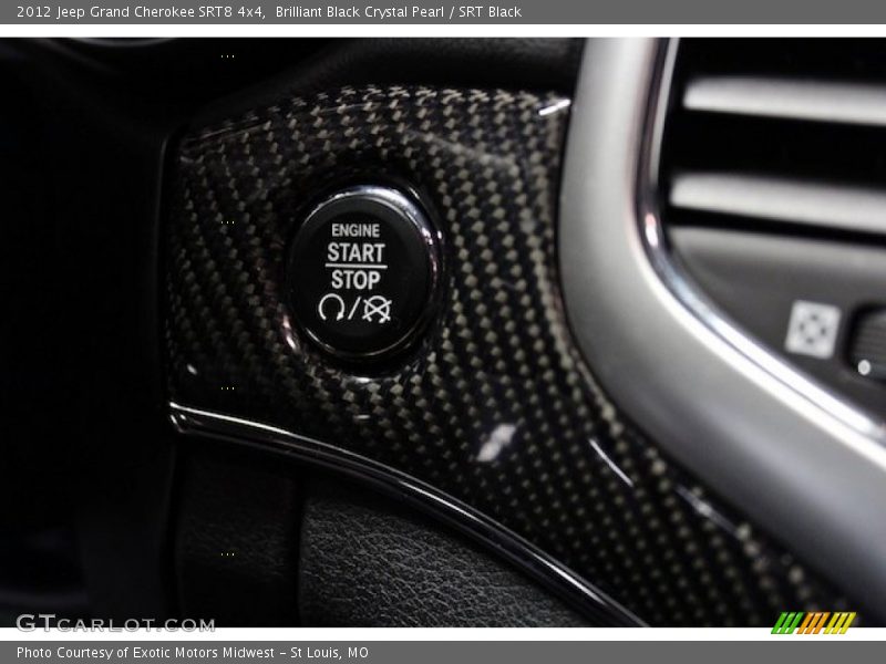 Brilliant Black Crystal Pearl / SRT Black 2012 Jeep Grand Cherokee SRT8 4x4