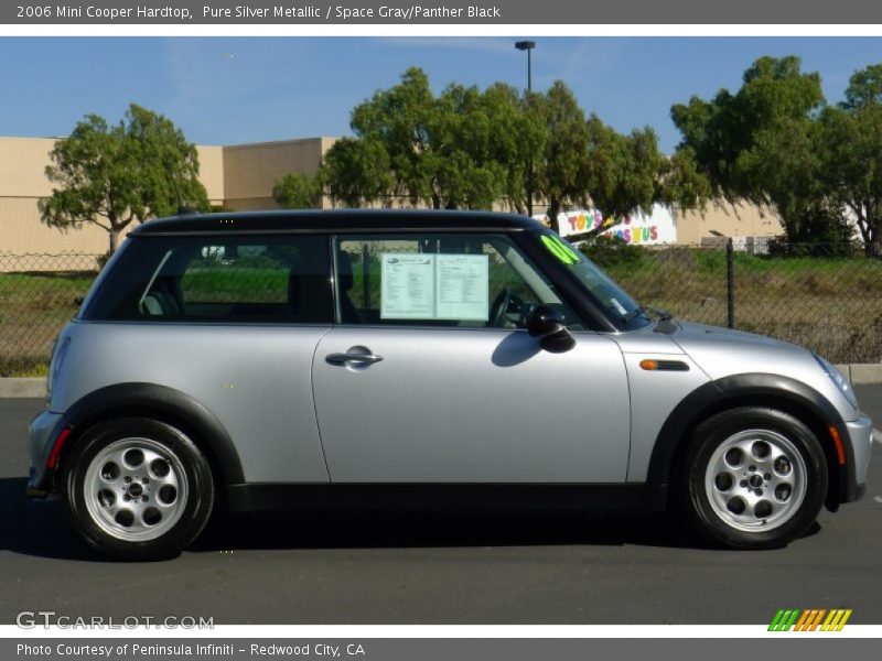Pure Silver Metallic / Space Gray/Panther Black 2006 Mini Cooper Hardtop