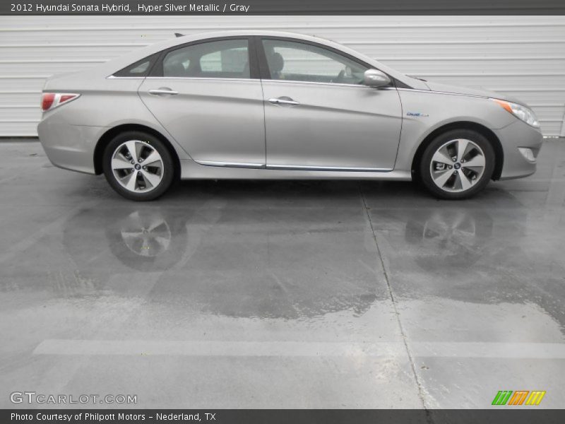 Hyper Silver Metallic / Gray 2012 Hyundai Sonata Hybrid