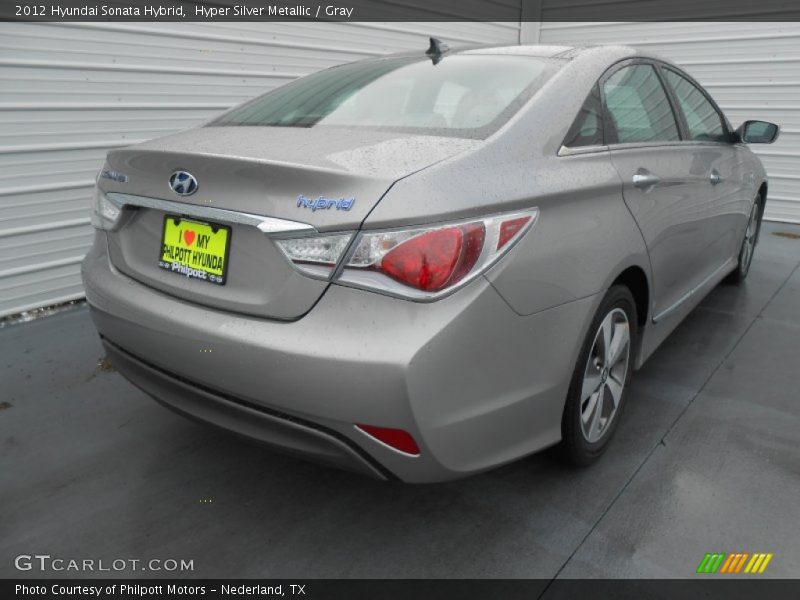 Hyper Silver Metallic / Gray 2012 Hyundai Sonata Hybrid