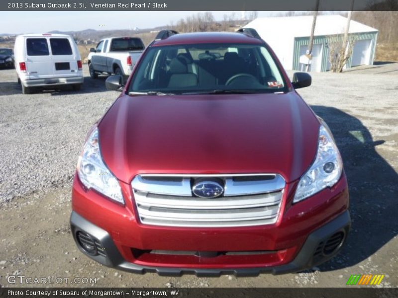 Venetian Red Pearl / Black 2013 Subaru Outback 2.5i